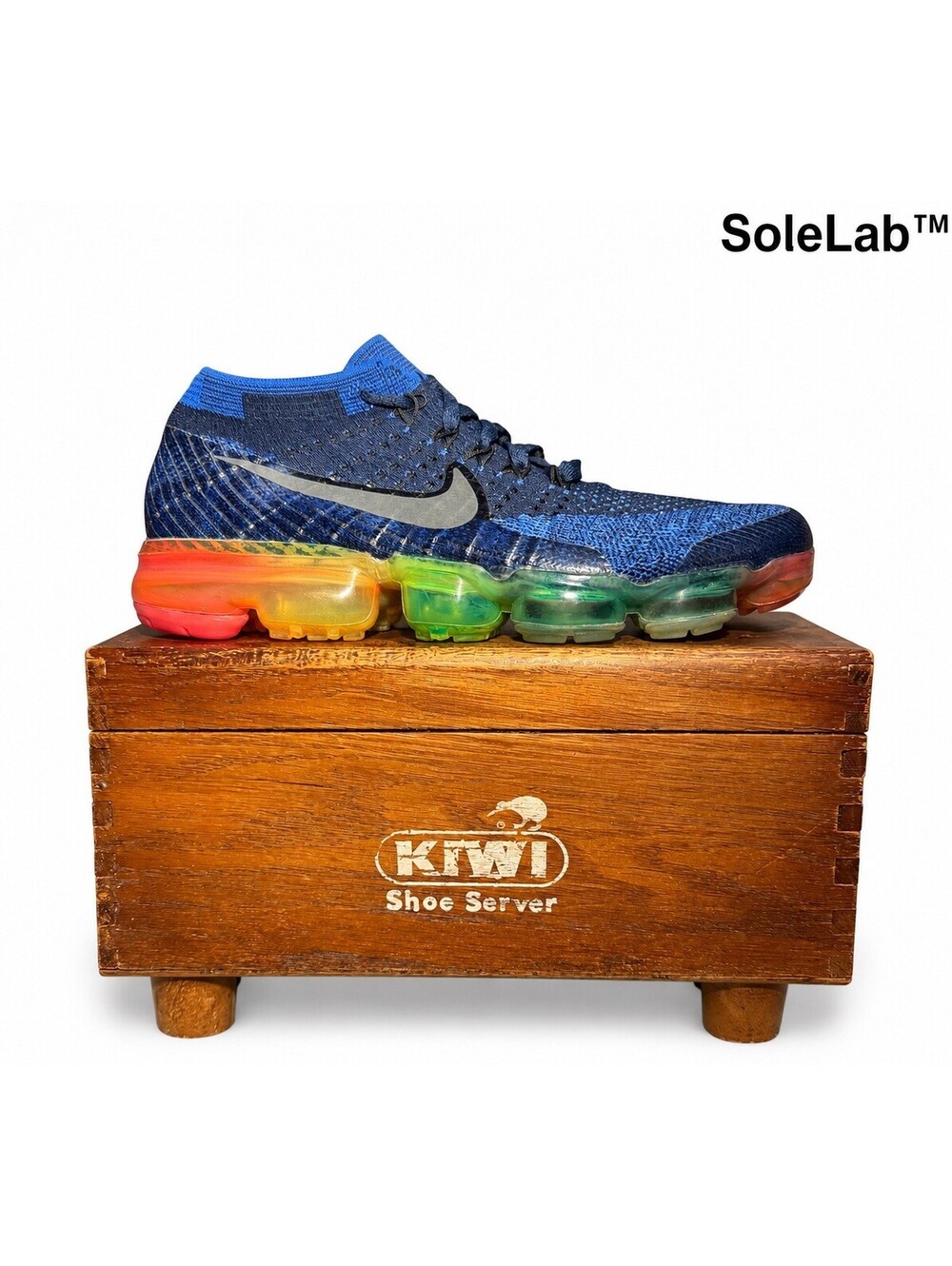 NikeLab Air VaporMax Be True 2017 Rainbow 883274-400 Women’s 8 Men’s 6.5